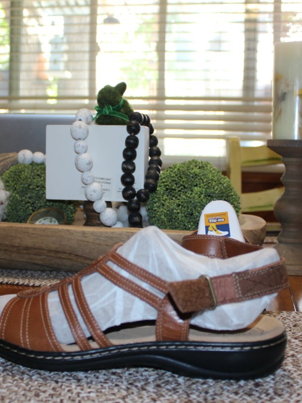 NWT Clarks Leisa Janna Sandals 9 1/2 WIDE SUPER CUTE! - Picture 9 of 15